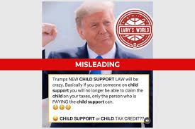 trump child support tweet
